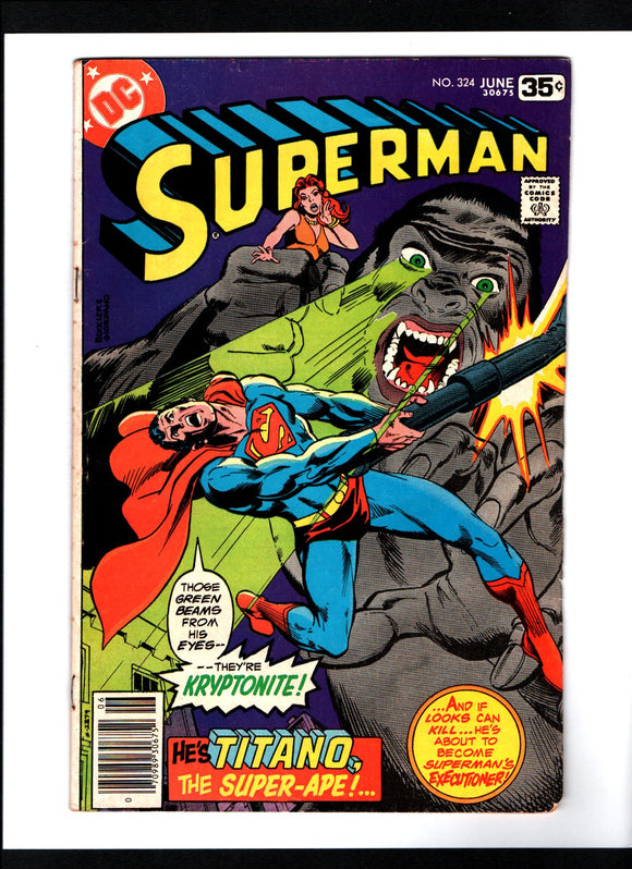 SUPERMAN #324 (1978) VG+/VGFN