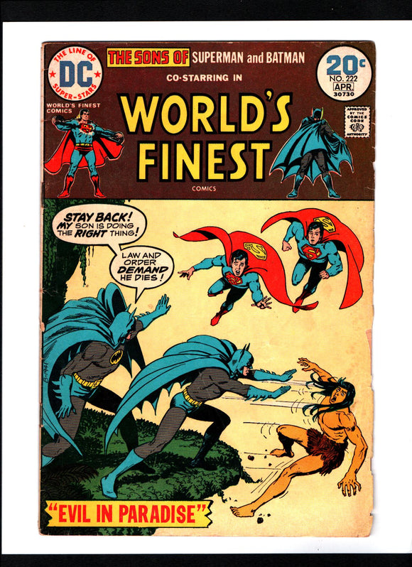 WORLD'S FINEST #222 (1974) VG+/VGFN