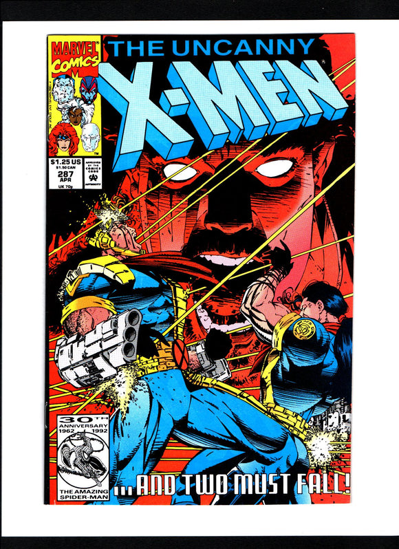 THE UNCANNY X-MEN #287 (1992) ORIGIN OF BISHOP NM-