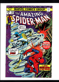 AMAZING SPIDER-MAN #143 (1975) 1ST APPEARANCE OF CYCLONE; 1ST KISS BETWEEN PETER PARKER AND MARY JANE FNVF/VF-