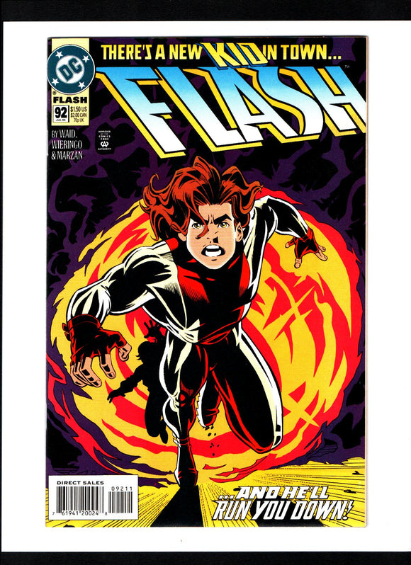 FLASH #92 (1994) 1ST APPEARANCE OF IMPULSE NM-/NM