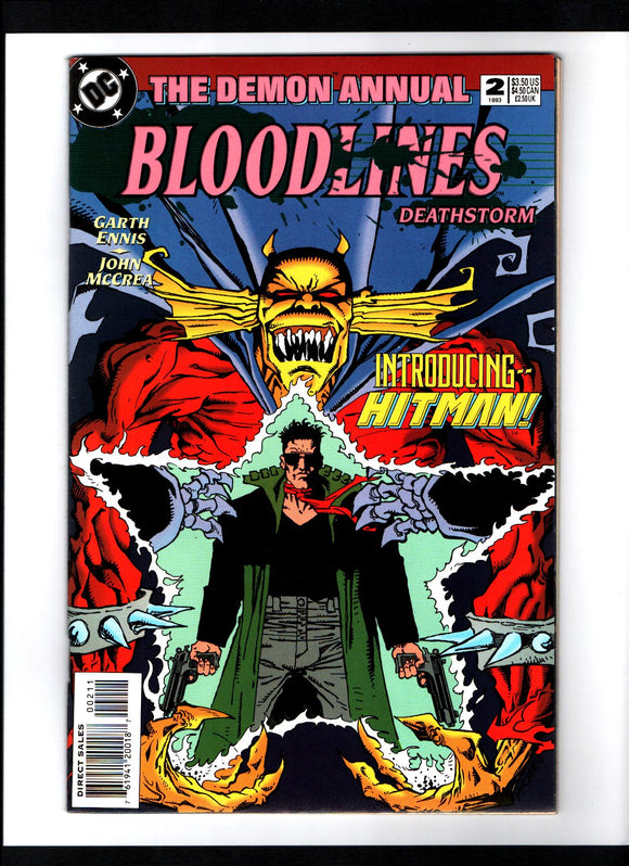 DEMON ANNUAL #2 (1993) 1ST APPEARANCE OF HITMAN NM-