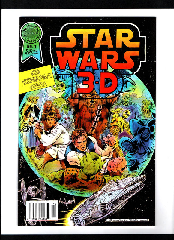 STAR WARS 3-D #1 BLACKTHORN 3-D SERIES #40 (1987) FIRST PRINT NM-/NM