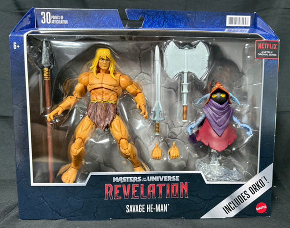 MOTU MASTERVERSE REVELATION - SAVAGE HE-MAN 7IN AF
