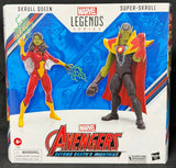 AVENGERS LEGENDS 60TH ANNIV SKRULL QUEEN & SUPER SKRULL 2-PACK 6IN AF