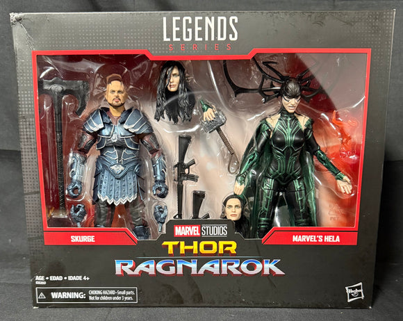 MARVEL LEGENDS 80TH ANN SKURGE/HELA SET 6IN AF