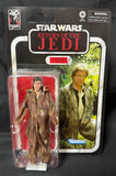 STAR WARS BLACK ROTJ 40TH ANNIVERSARY ENDOR HAN SOLO 6IN AF