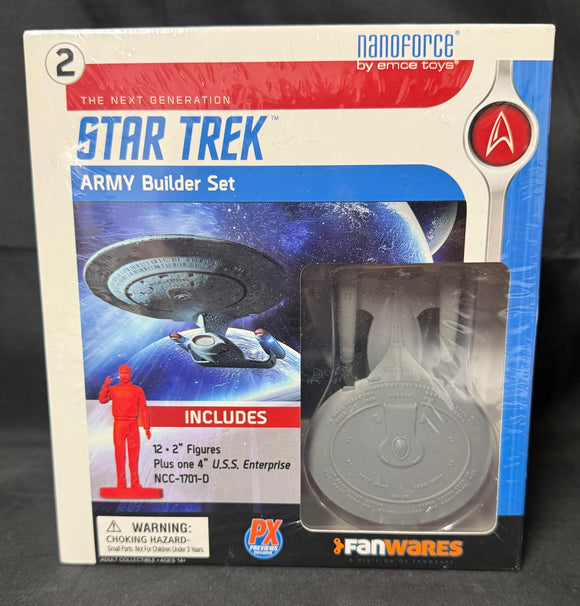 NANOFORCE STAR TREK TNG PX ARMY BUILDER FIGURE BOXED SET