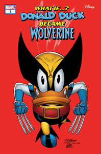 WHAT IF DONALD DUCK BECAME WOLVERINE #1 RON LIM VAR