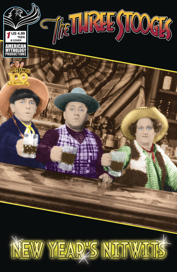 THREE STOOGES NEW YEARS NITWITS #1 CVR B COLOR PHOTO