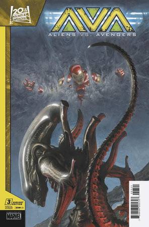 ALIENS VS AVENGERS #3 (OF 4) PAOLO RIVERA VAR