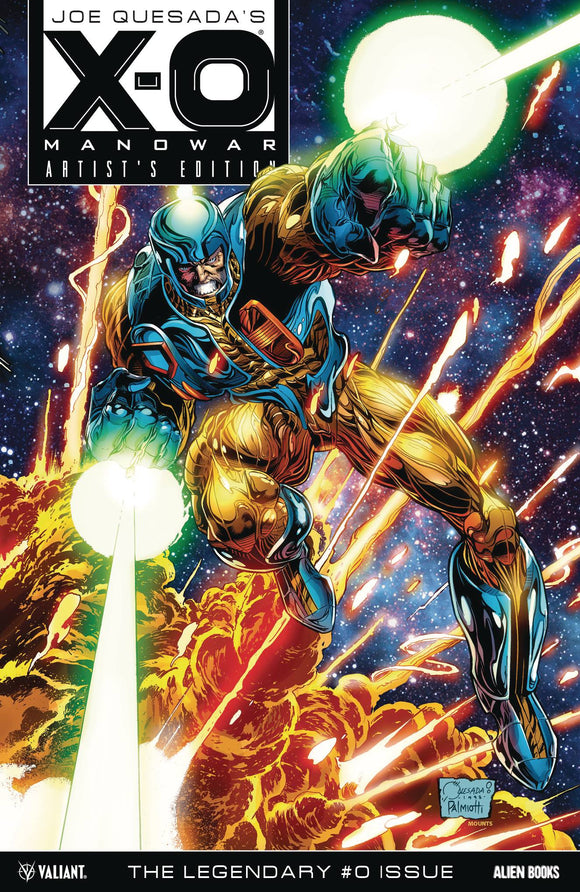 X-O MANOWAR #0 CVR A QUESADA & PALMIOTTI RECOLORED