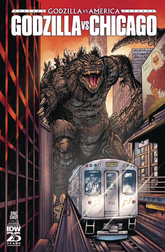 GODZILLA VS AMERICA CHICAGO #1 CVR B SEELEY