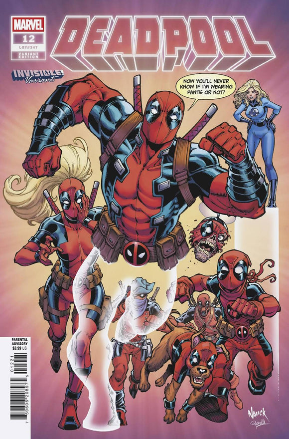 DEADPOOL #12 TODD NAUCK INVISIBLE VAR