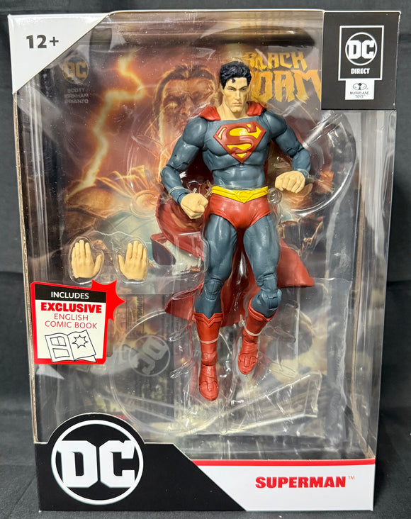 DC PAGE PUNCHERS BLACK ADAM #1 - SUPERMAN 7IN AF