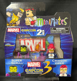 MARVEL VS CAPCOM MINIMATES SERIES 2 SUPER SKRULL VS CRIMSON VIPER