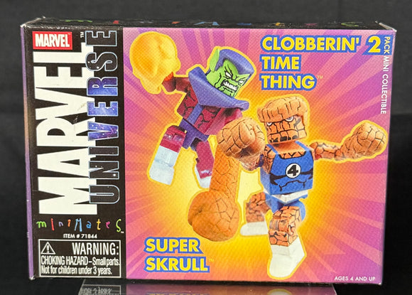 MARVEL MINIMATES EXCLUSIVE SUPER SKRULL/THING