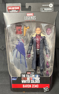 MARVEL LEGENDS (CAPS WINGS BAF) BARON ZEMO 6IN AF
