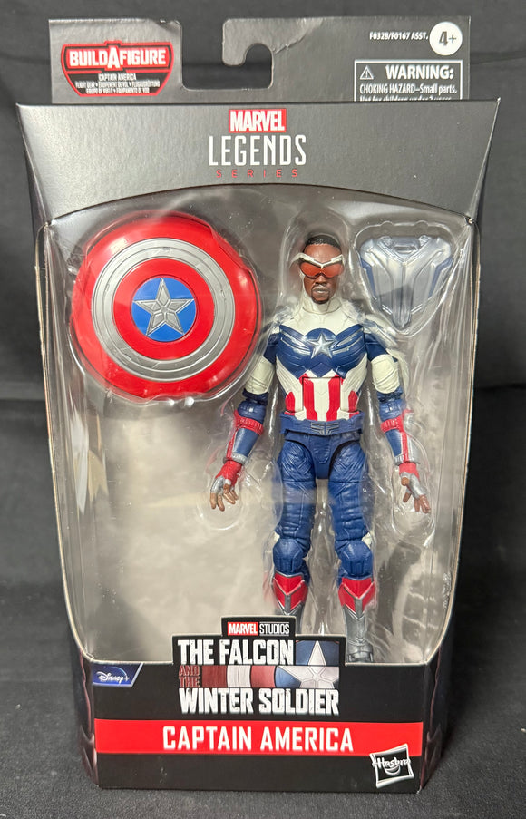 MARVEL LEGENDS (CAPS WINGS BAF) SAM WILSON CAPTAIN AMERICA 6IN AF