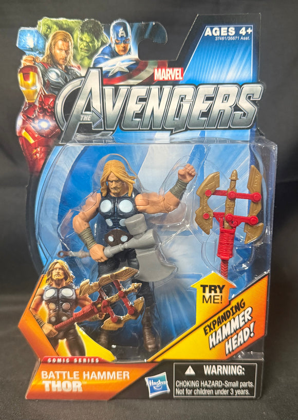 AVENGERS 02 BATTLE HAMMER THOR 3.75IN AF