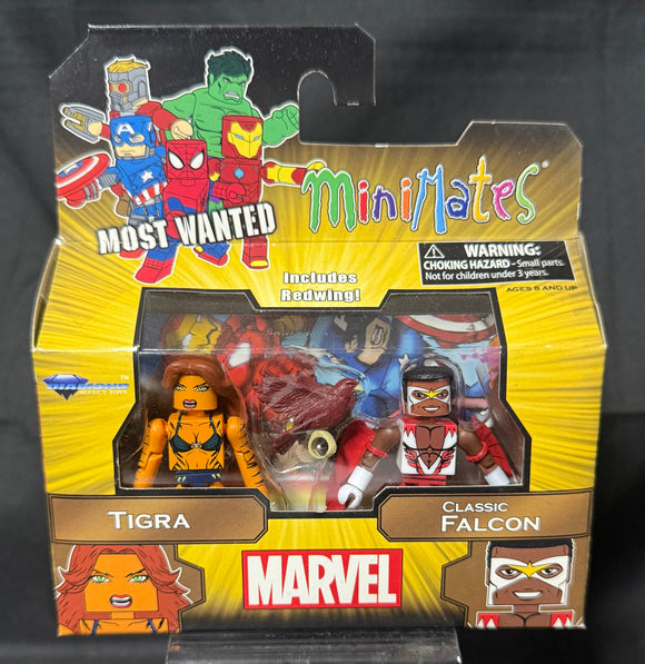 MARVEL MINIMATES SERIES 69 TIGRA/FALCON
