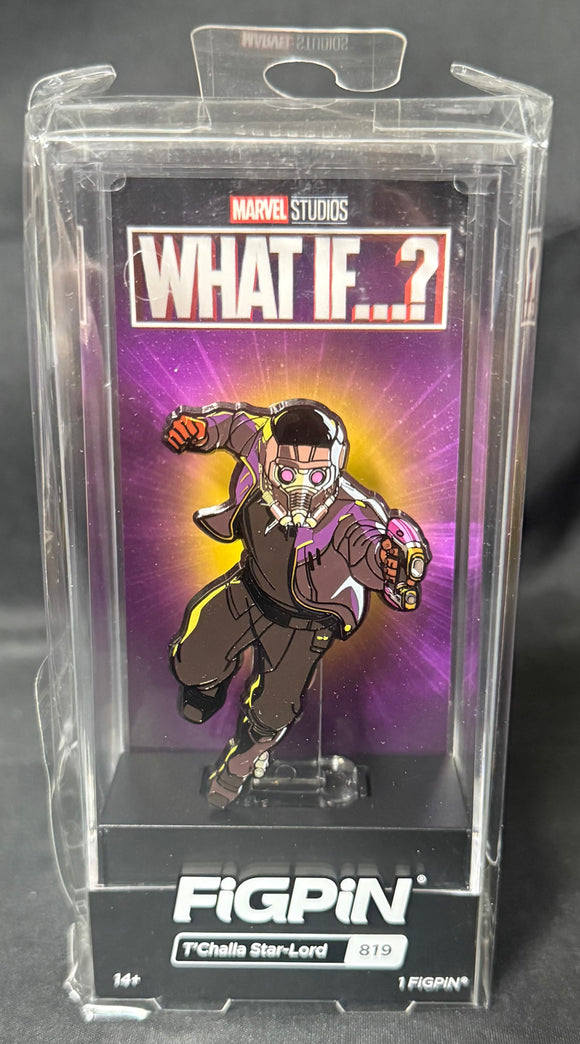 MARVEL FIGPIN WHAT IF TCHALLA STAR-LORD
