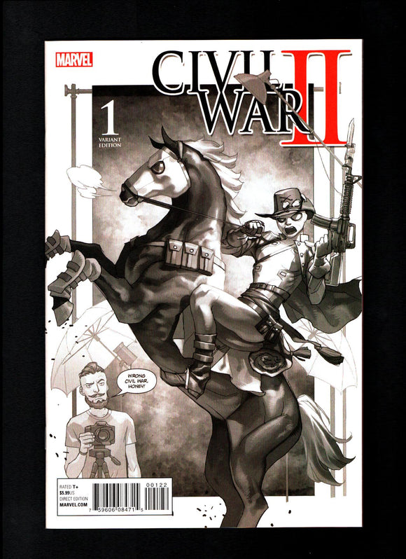 CIVIL WAR II #1 (OF 7) Incentive Yasmine Putri Party Sketch Variant Cover