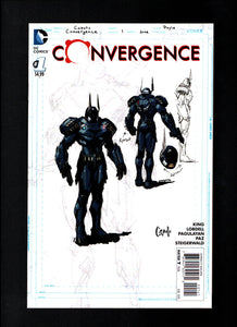 CONVERGENCE #1 (OF 8) Incentive Greg Capullo Batman Sketch Variant Cover