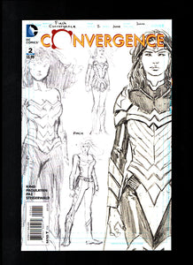 CONVERGENCE #2 (OF 8) Incentive David Finch Wonder Woman Sketch Variant Cover