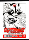 GUARDIANS OF GALAXY #1 QUESADA SKETCH VAR NOW (2013) 1:150