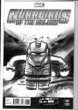 GUARDIANS OF GALAXY #7 CASTELLANI LEGO SKETCH VAR (2013) 1:100