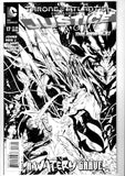 JUSTICE LEAGUE #17 BLACK & WHITE VAR ED (2011) 1:100
