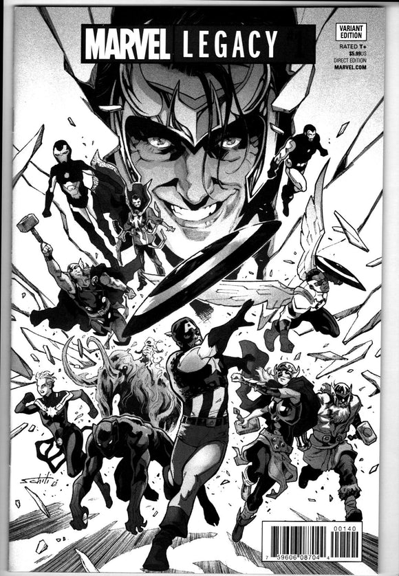 MARVEL LEGACY #1 SCHITI RETAILER VAR