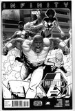 MIGHTY AVENGERS #1 RETAILER INCENTIVE COLOR FADE VARIANT BY GREG LAND