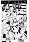 MIGHTY AVENGERS #1 Greg Land Deadpool Party Sketch Variant 1 Per Store
