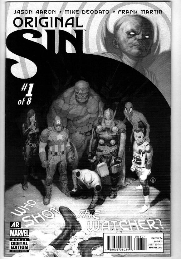 ORIGINAL SIN #1 RETAILER INCENTIVE LAUNCH PARTY VARIANT BY JULIAN TOTINO TEDESCO