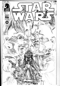 STAR WARS #1 ALEX ROSS SKETCH INCV VAR 1:100