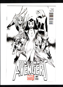 UNCANNY AVENGERS #1 COIPEL SKETCH VAR (2012) 1:200