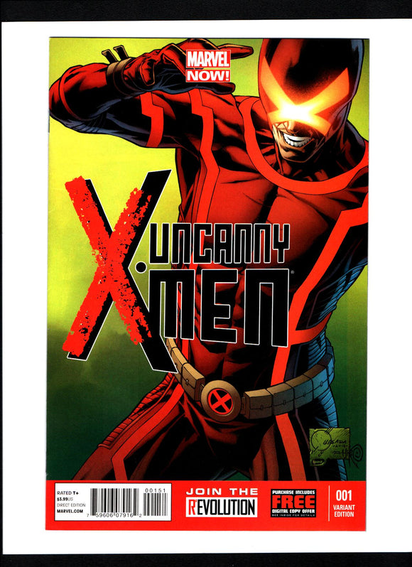 UNCANNY X-MEN #1 QUESADA VAR NOW (2013) 1:100
