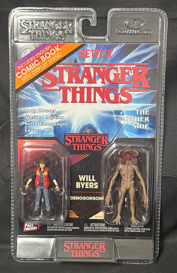 STRANGER THINGS PAGE PUNCHERS WILL BYERS & DEMOGORGON 3IN AF