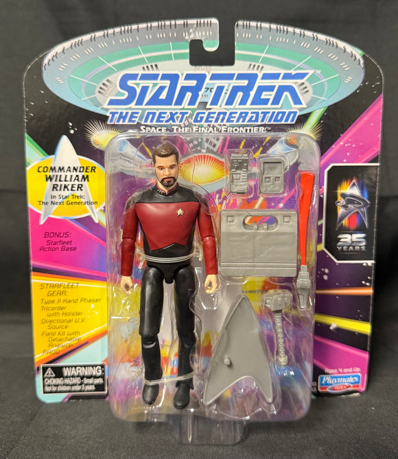 STAR TREK TNG COMMANDER WILLIAM RIKER 5IN AF