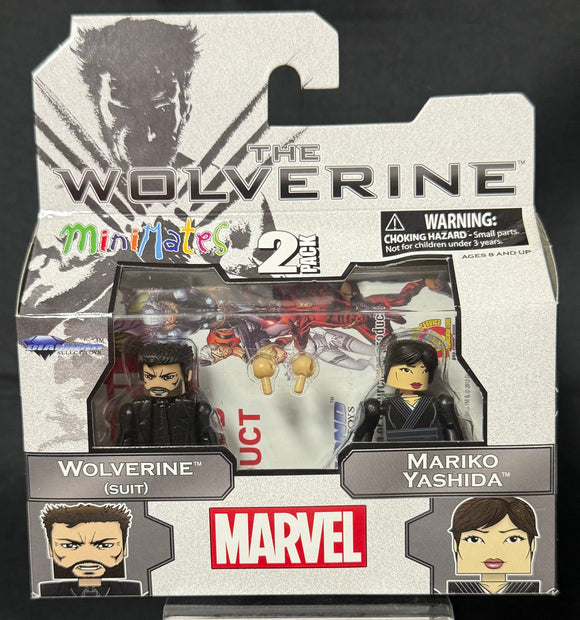 MARVEL MINIMATES SERIES 52 WOLVERINE/MARIKO