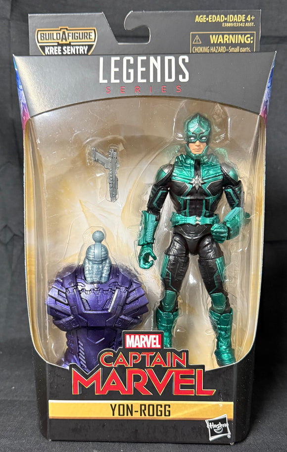 CAPTAIN MARVEL LEGENDS (KREE SENTRY BAF) YON-ROGG 6IN AF