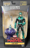 CAPTAIN MARVEL LEGENDS (KREE SENTRY BAF) YON-ROGG 6IN AF