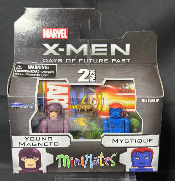 MARVEL MINIMATES SER 58 MAGNETO/MYSTIQUE