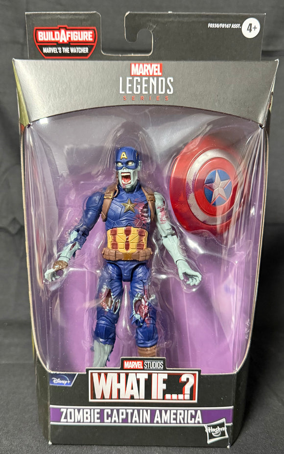 MARVEL LEGENDS (THE WATCHER BAF) ZOMBIE CAP AMERICA 6IN AF