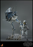 HOT TOYS STAR WARS: CLONE WARS - ARF TROOPER & 501ST LEGION AT-RT 1:6 SCALE FIGURE