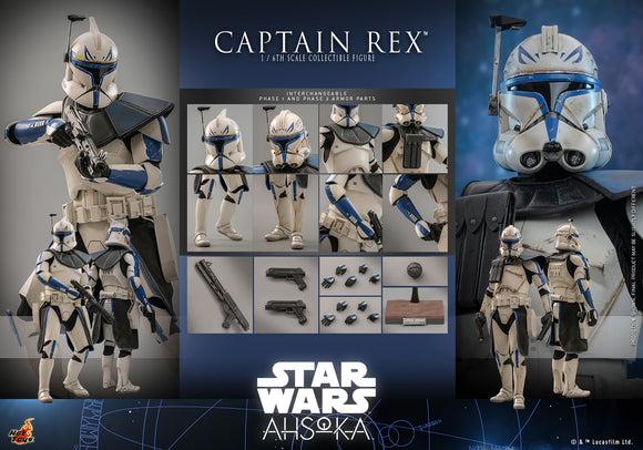 HOT TOYS STAR WARS: AHSOKA - CAPTAIN REX 1:6 SCALE FIGURE