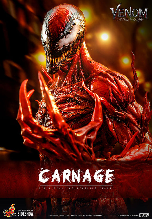 HOT TOYS VENOM LET THERE BE CARNAGE - CARNAGE DELUXE 1:6 SCALE FIGURE