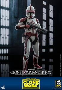 HOT TOYS STAR WARS: CLONE WARS - CLONE COMMANDER FOX 1:6 SCALE